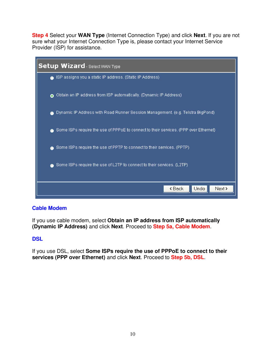 Airlink101 AR325W manual Cable Modem, Dsl 