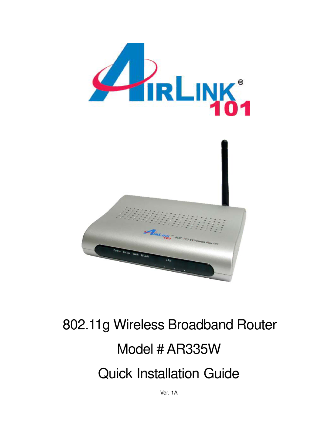 Airlink101 AR335W manual Ver a 