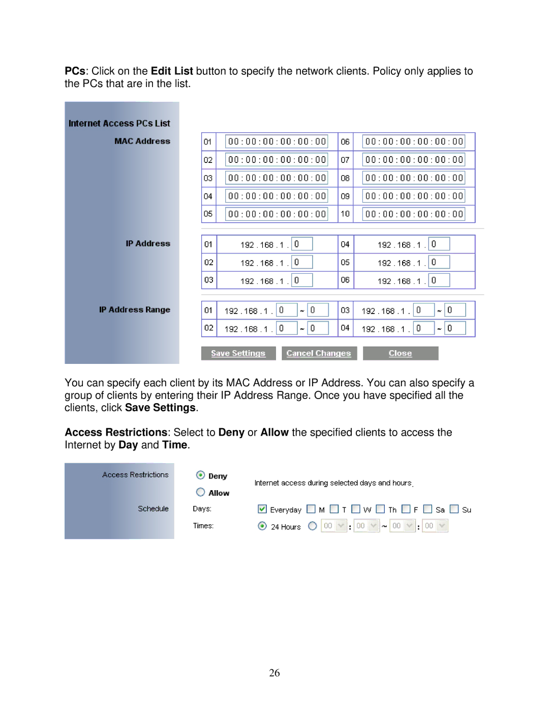 Airlink101 AR420W user manual 