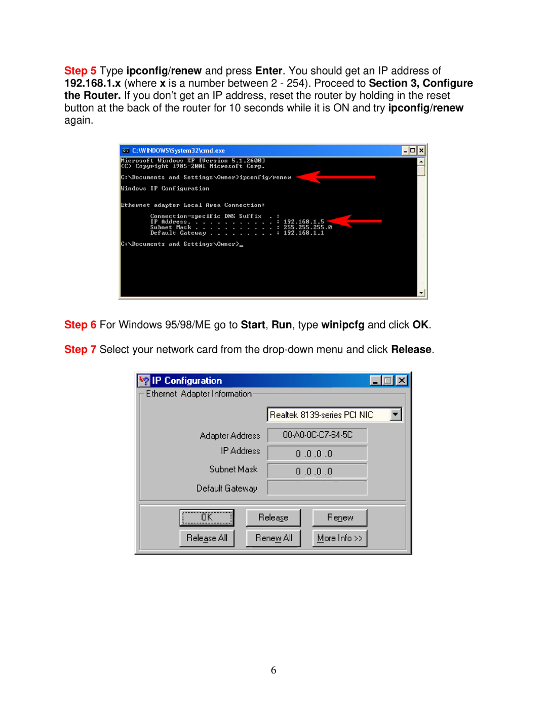 Airlink101 AR420W user manual 