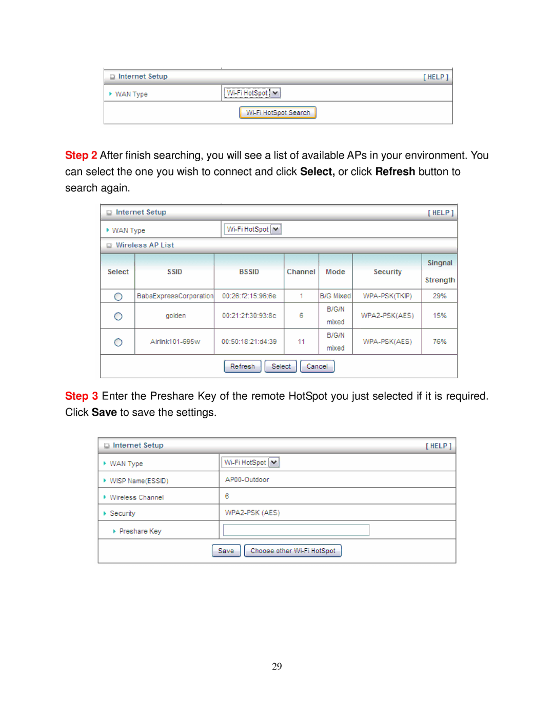 Airlink101 AR550W3G user manual 