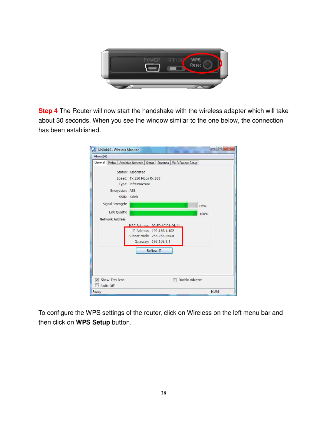 Airlink101 AR550W3G user manual 