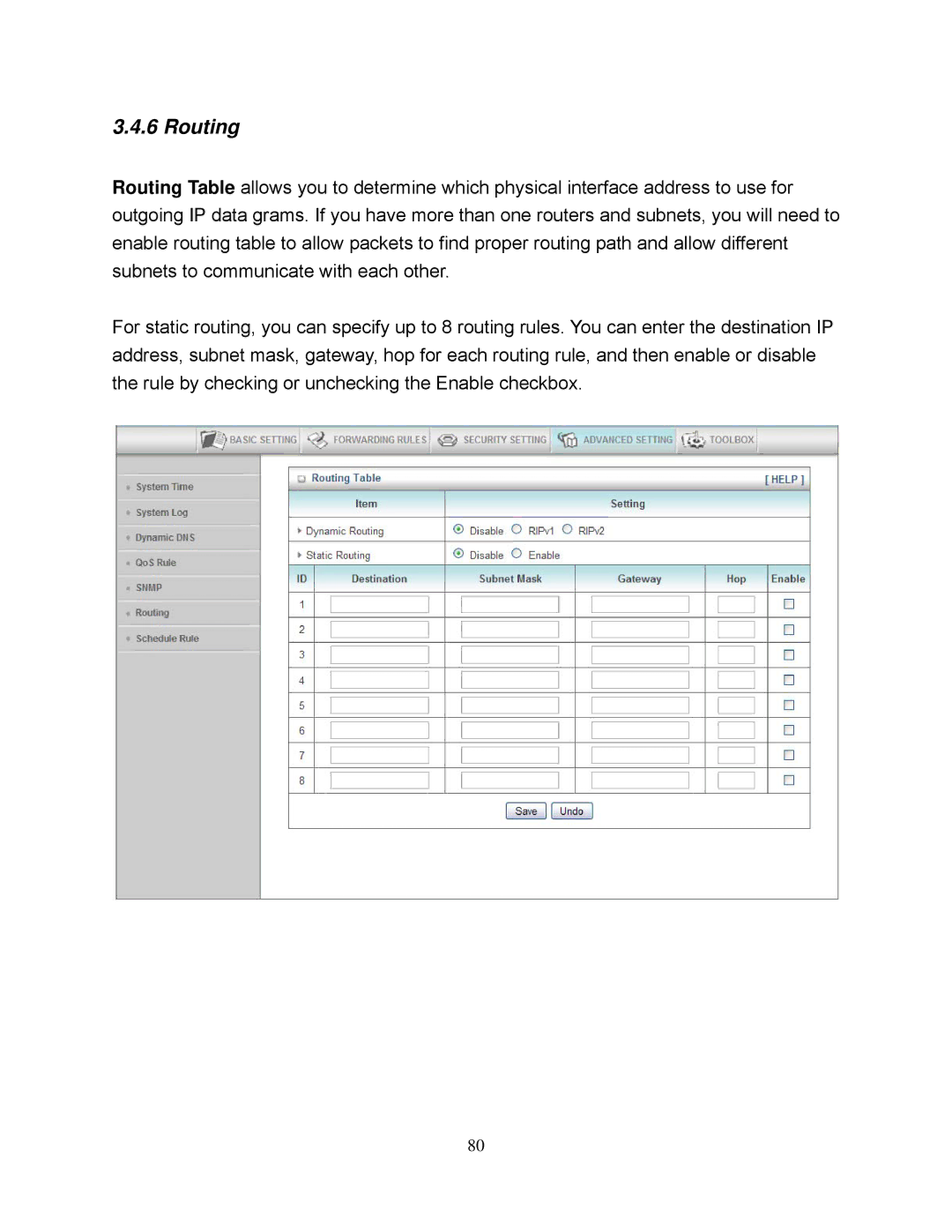 Airlink101 AR695W manual Routing 