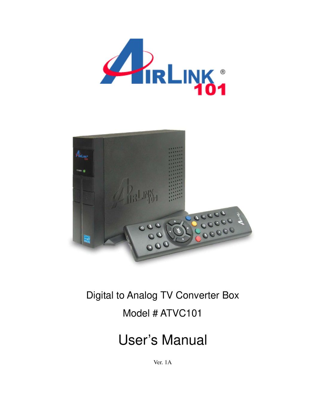 Airlink101 ATVC101 user manual User’s Manual 