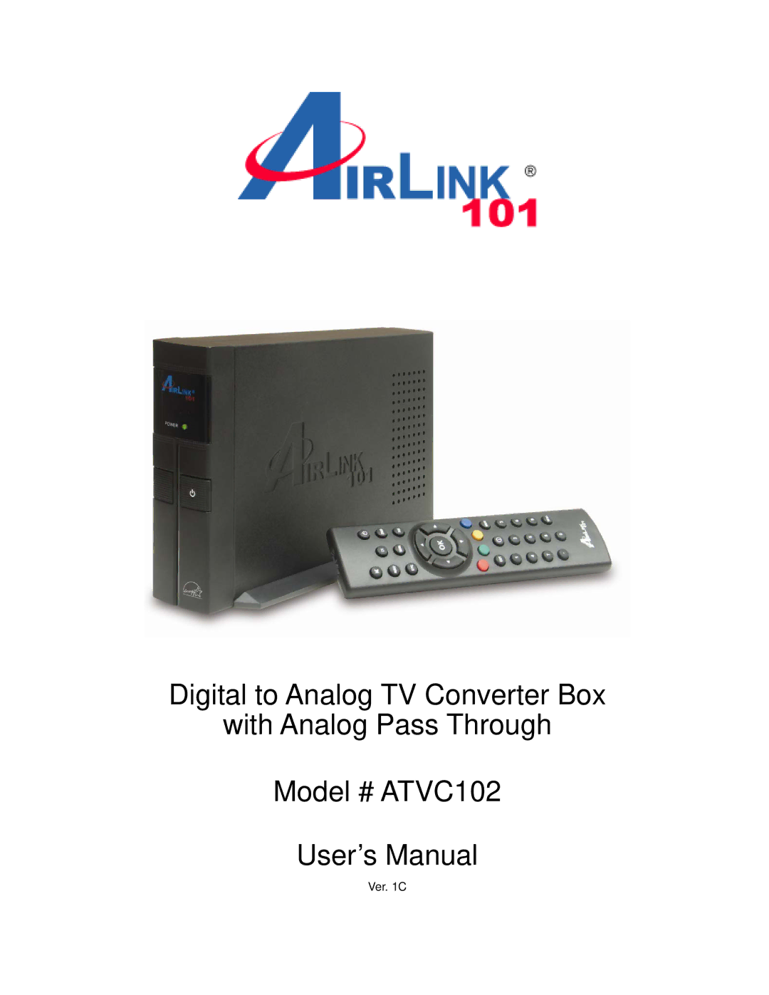 Airlink101 ATVC102 user manual Ver C 