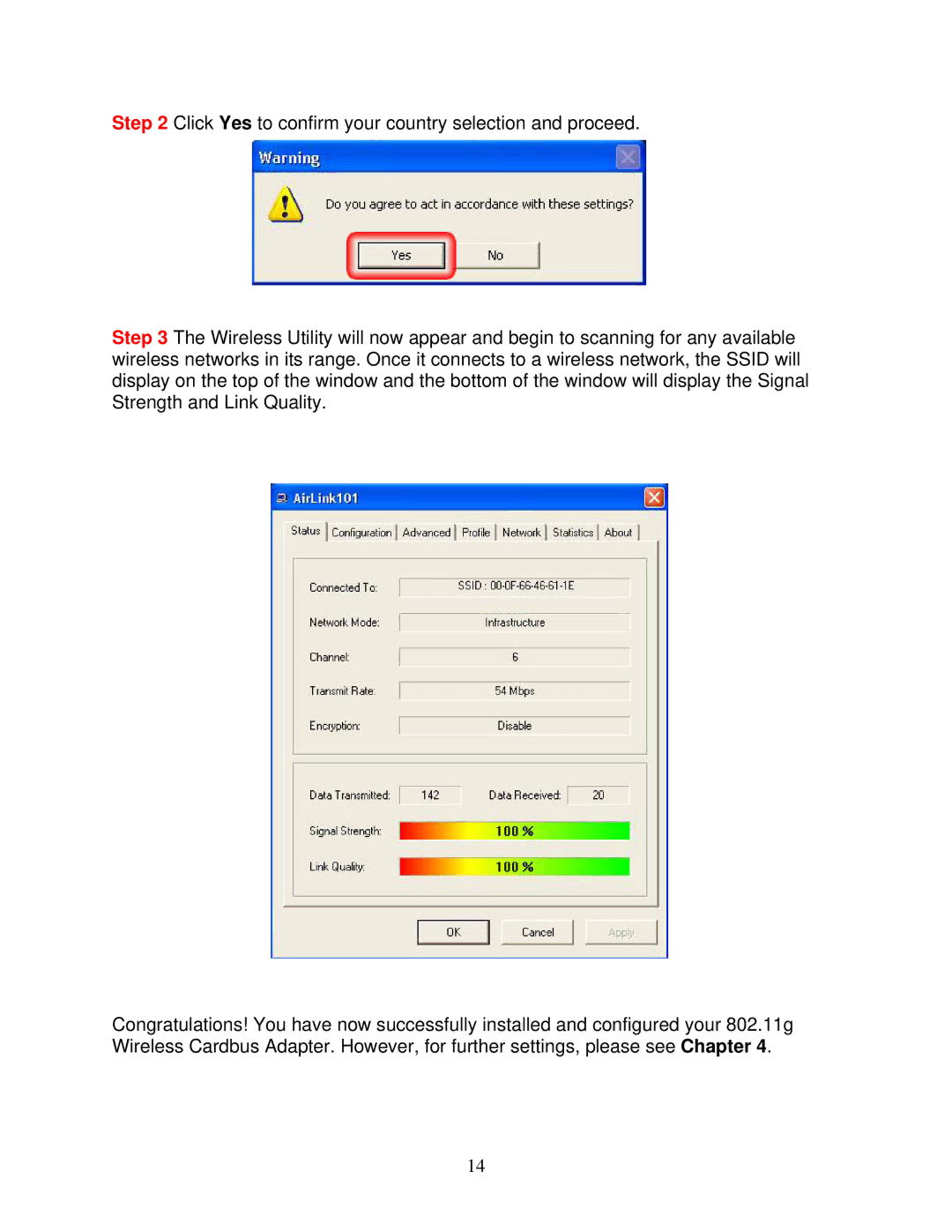 Airlink101 AWLC3026 user manual 