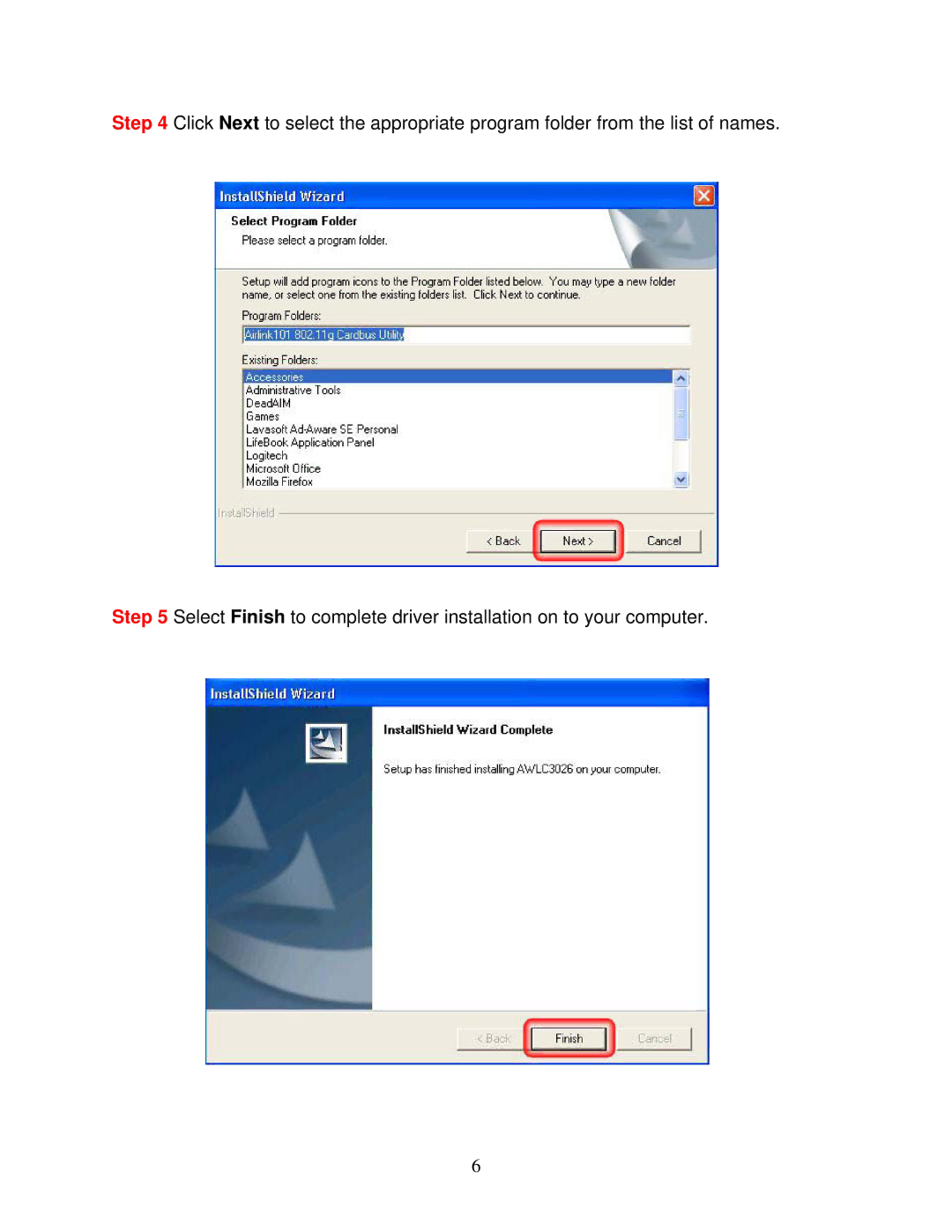 Airlink101 AWLC3026 user manual 