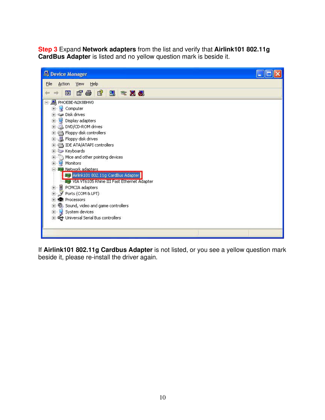 Airlink101 AWLC3026T user manual 