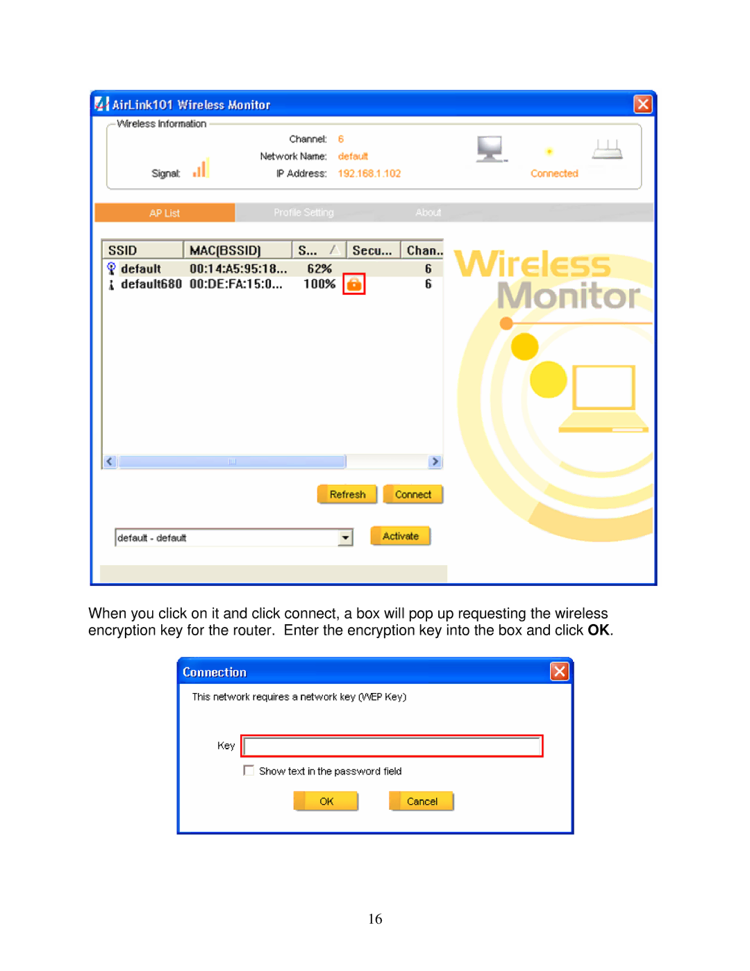 Airlink101 AWLC6070 user manual 