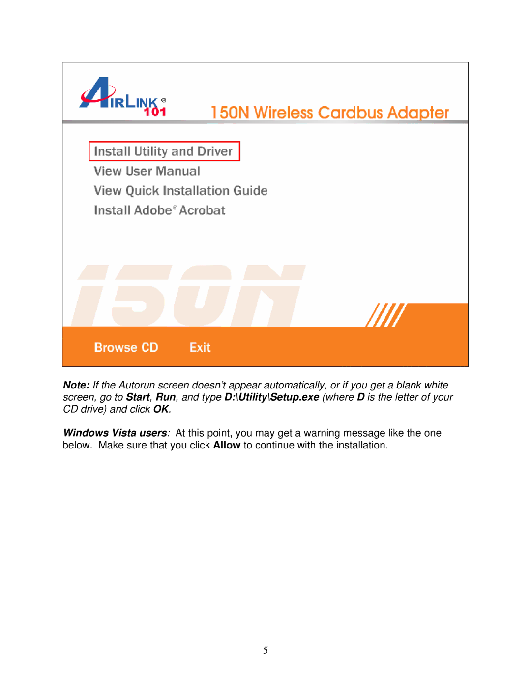 Airlink101 AWLC6070 user manual 