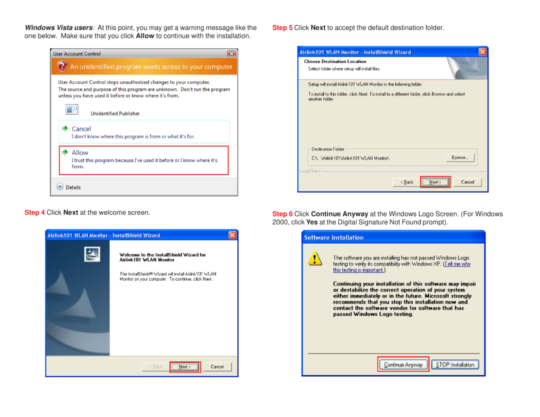 Airlink101 AWLC6080 user manual 