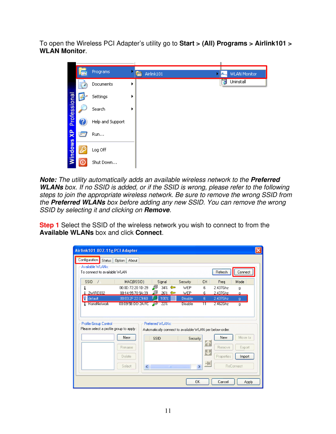 Airlink101 AWLH3026T user manual 