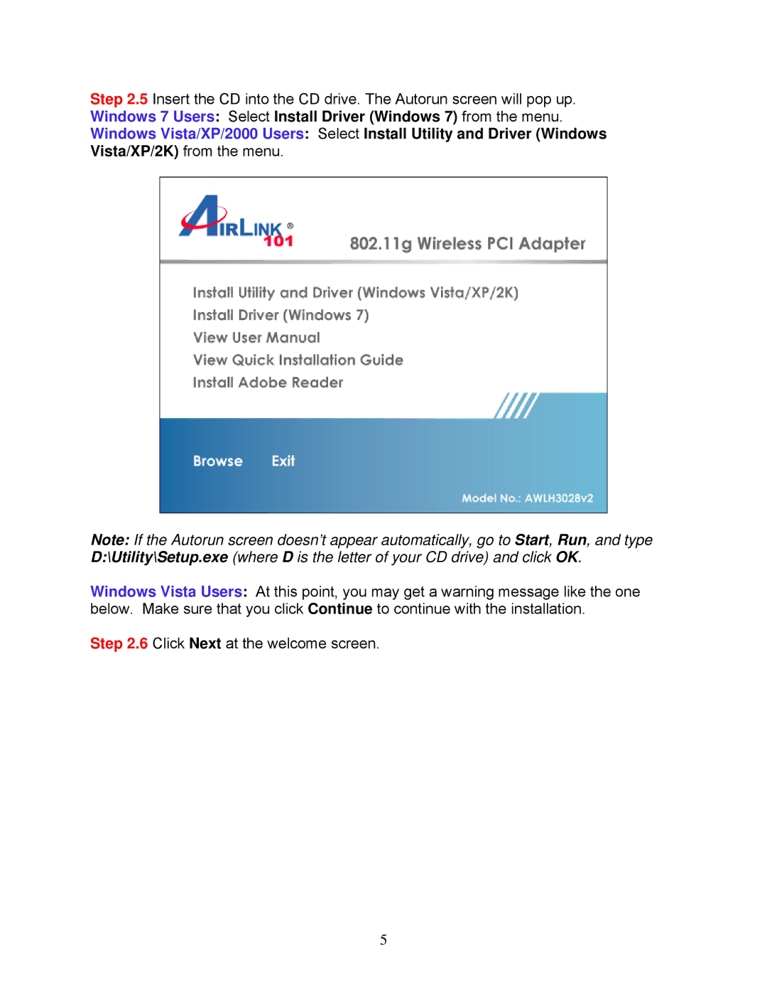 Airlink101 AWLH3028V2 user manual 