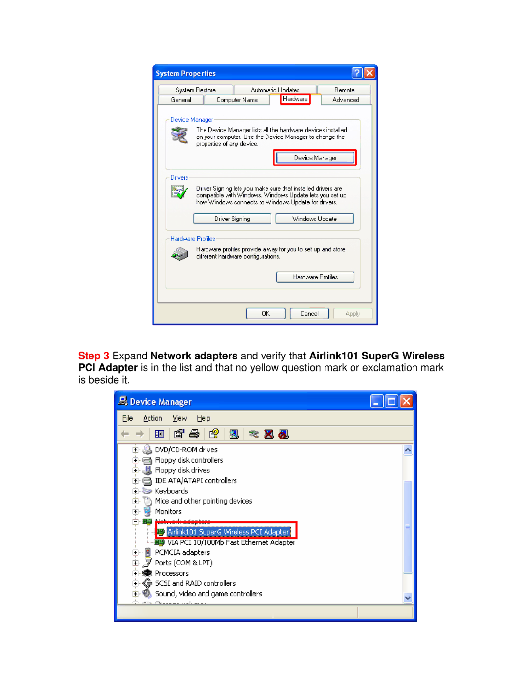 Airlink101 AWLH4130 user manual 