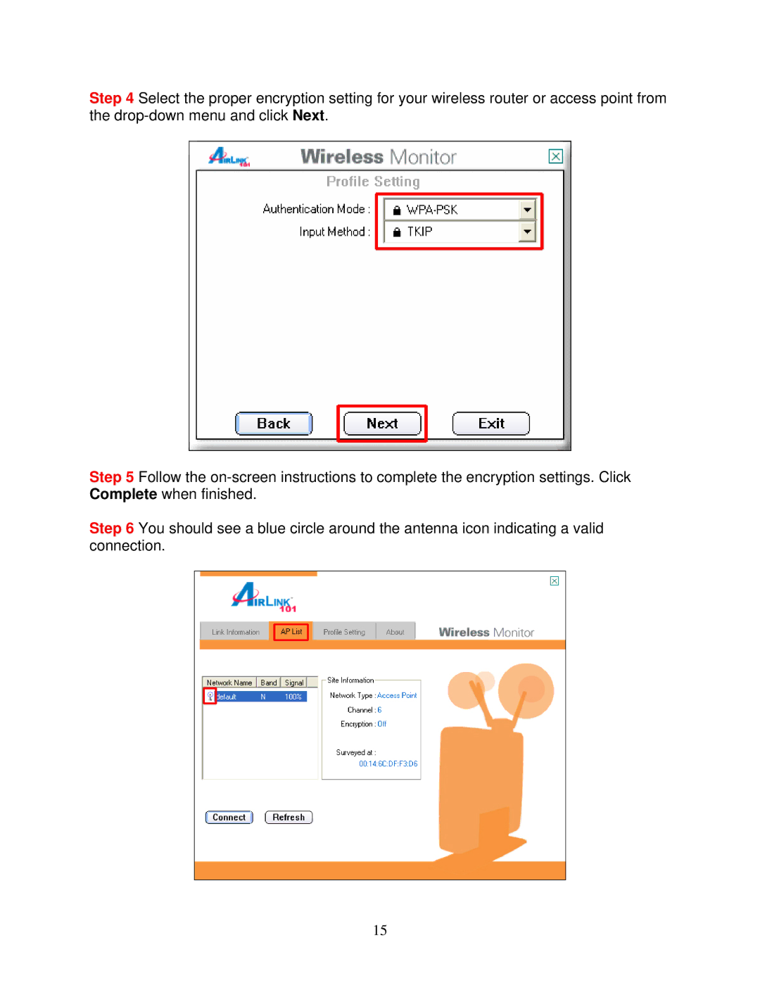 Airlink101 AWLH6045 user manual 