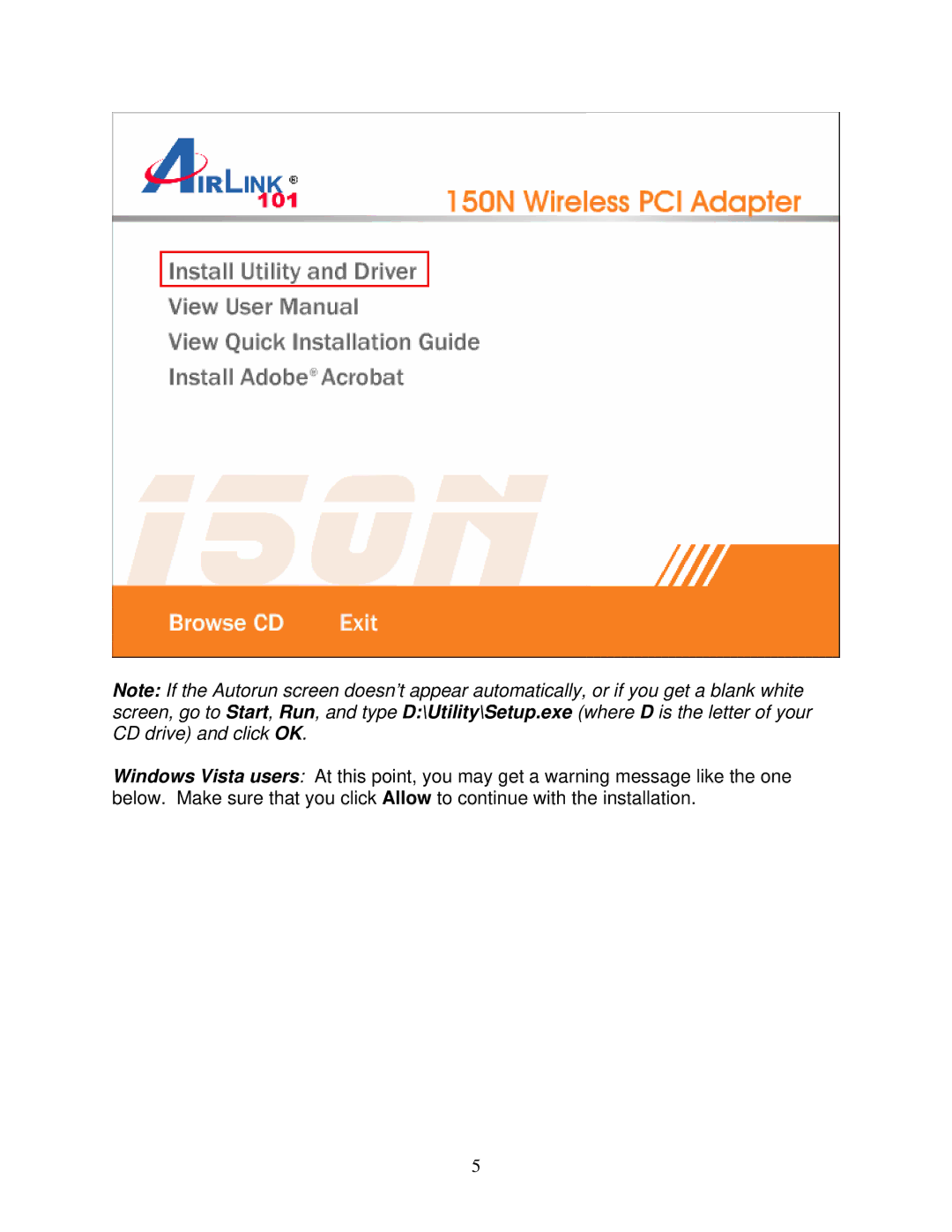 Airlink101 AWLH6070 user manual 