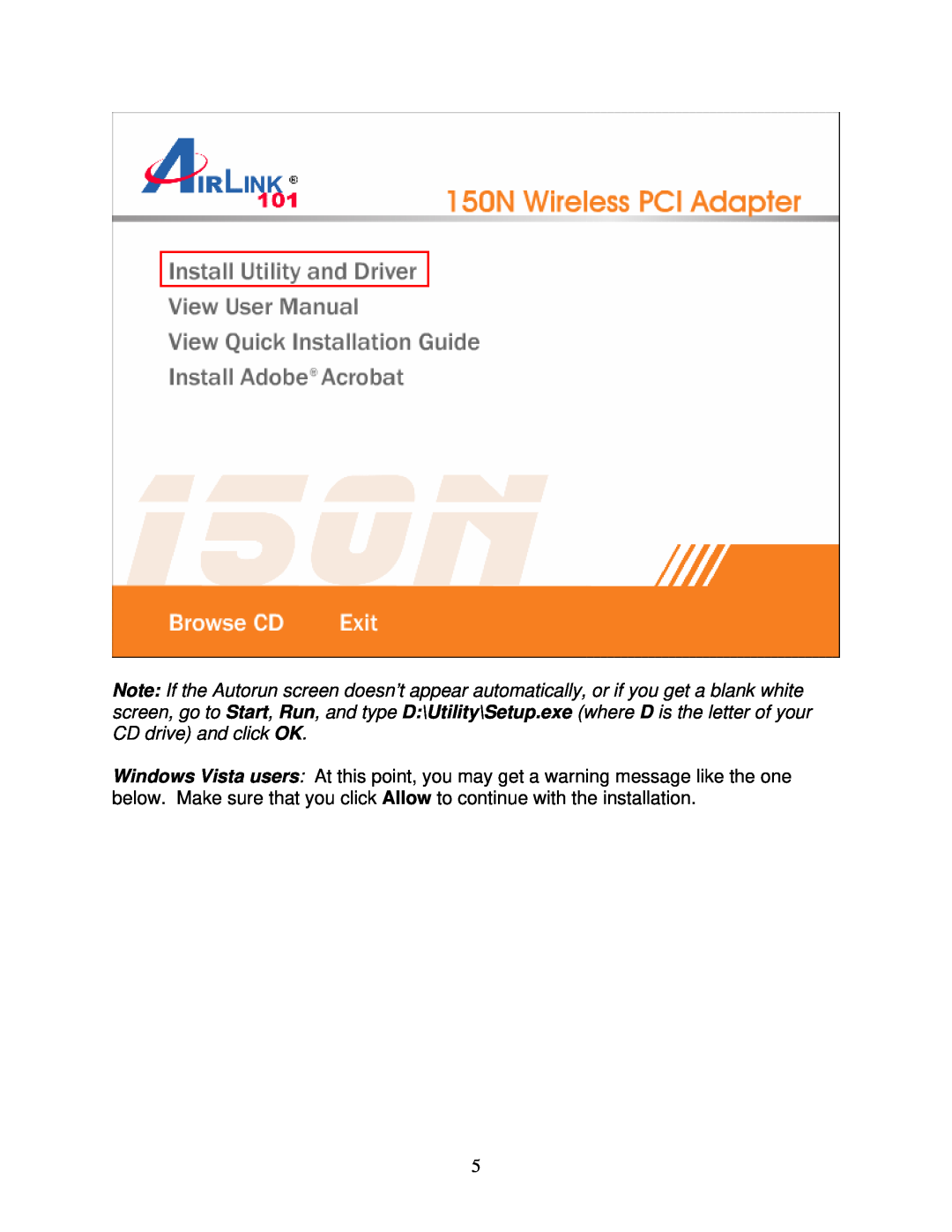 Airlink101 AWLH6070 user manual 