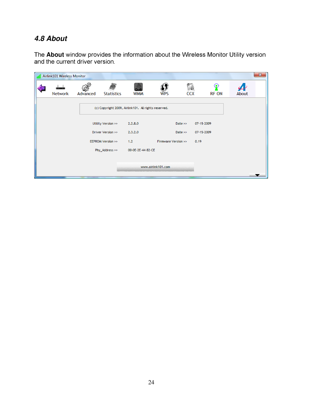 Airlink101 AWLH6075 user manual About 