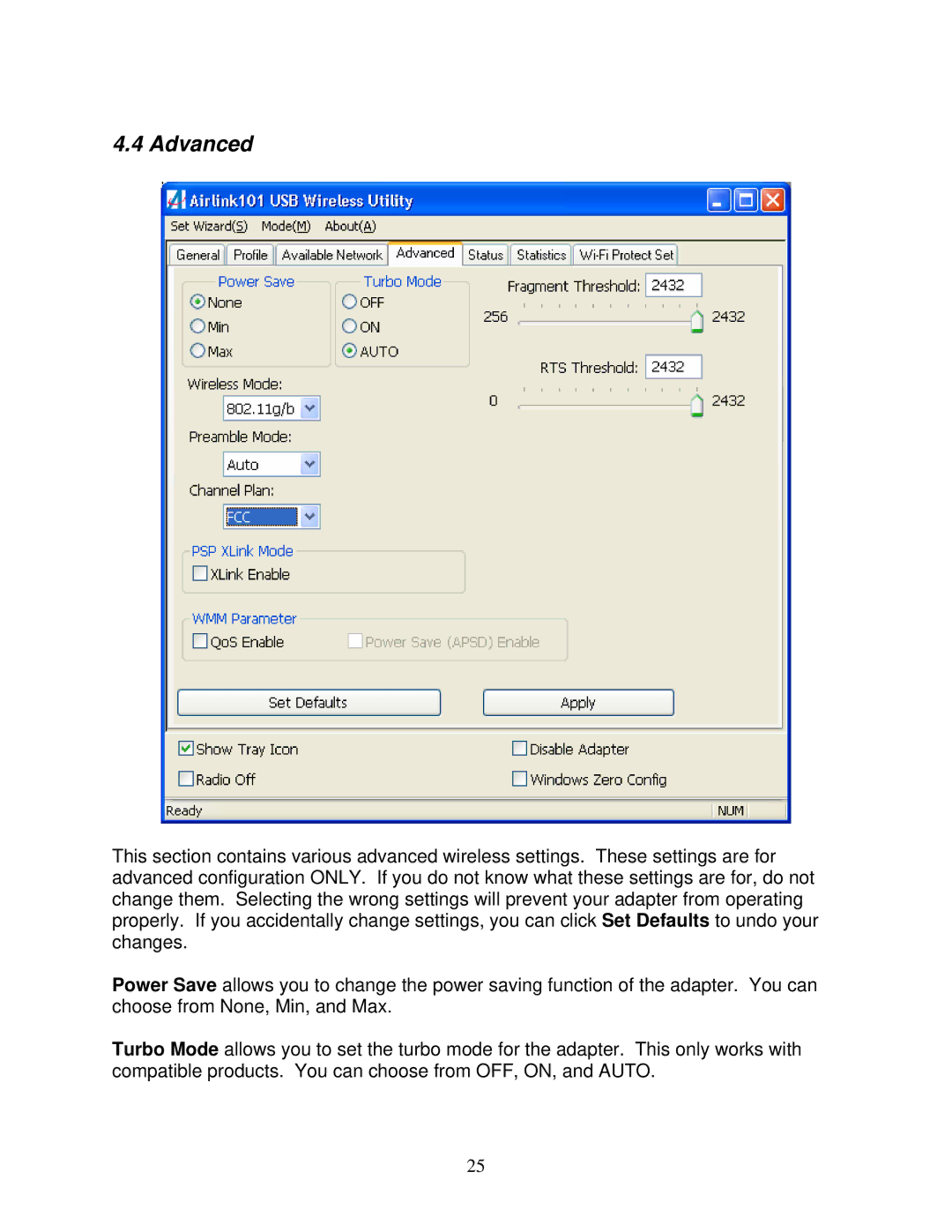 Airlink101 AWLL3028 user manual Advanced 