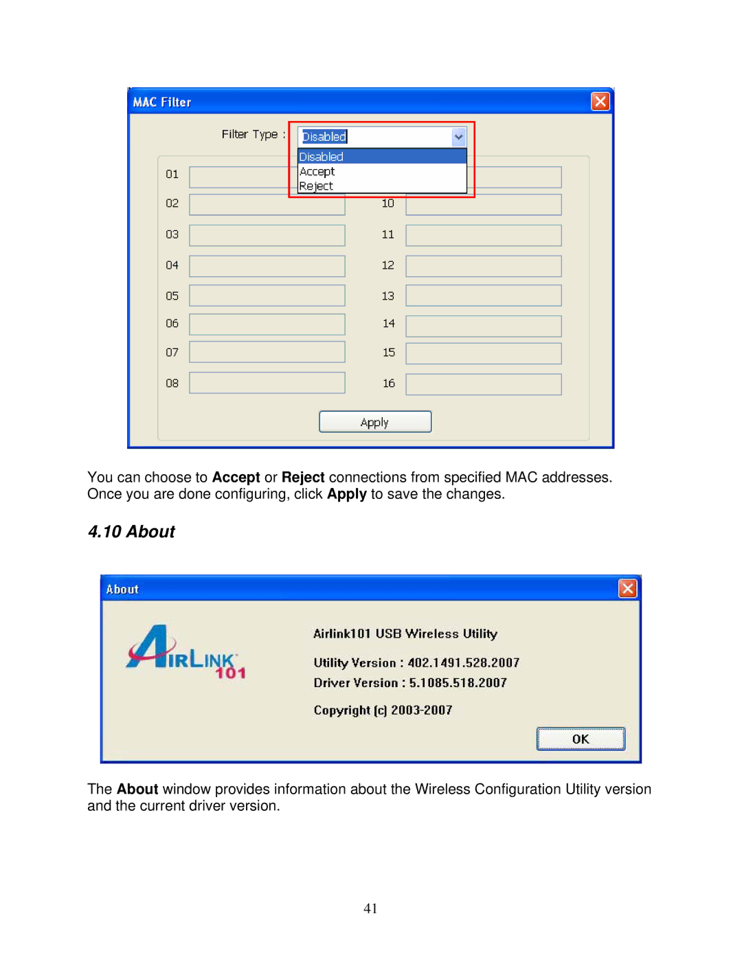 Airlink101 AWLL3028 user manual About 