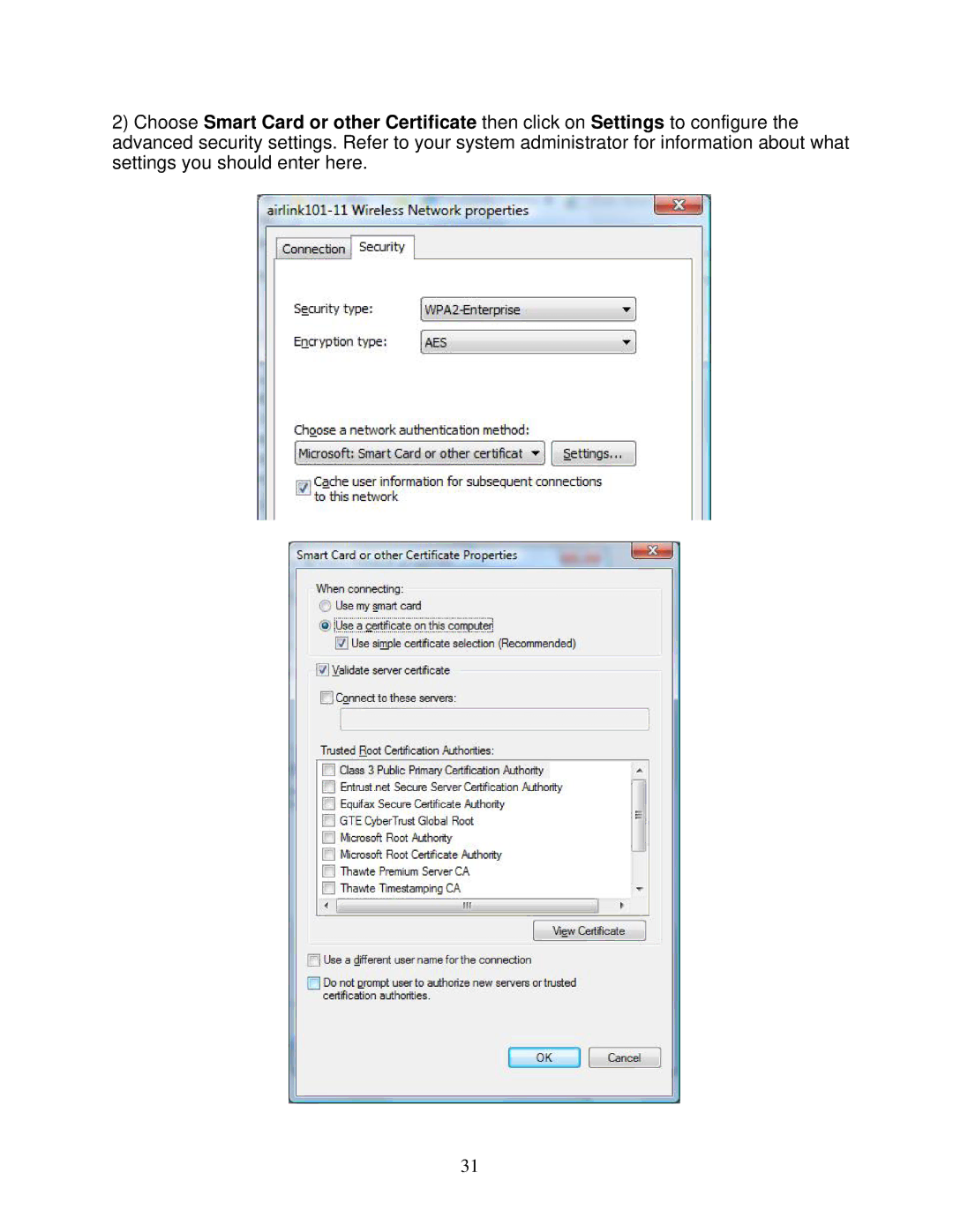 Airlink101 AWLL5055 user manual 