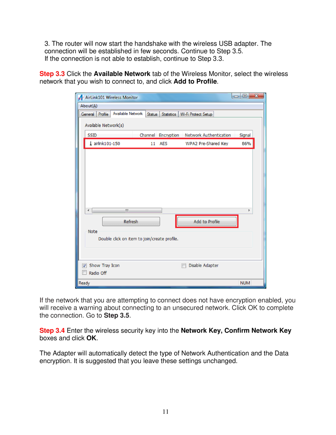 Airlink101 AWLL5077 user manual 