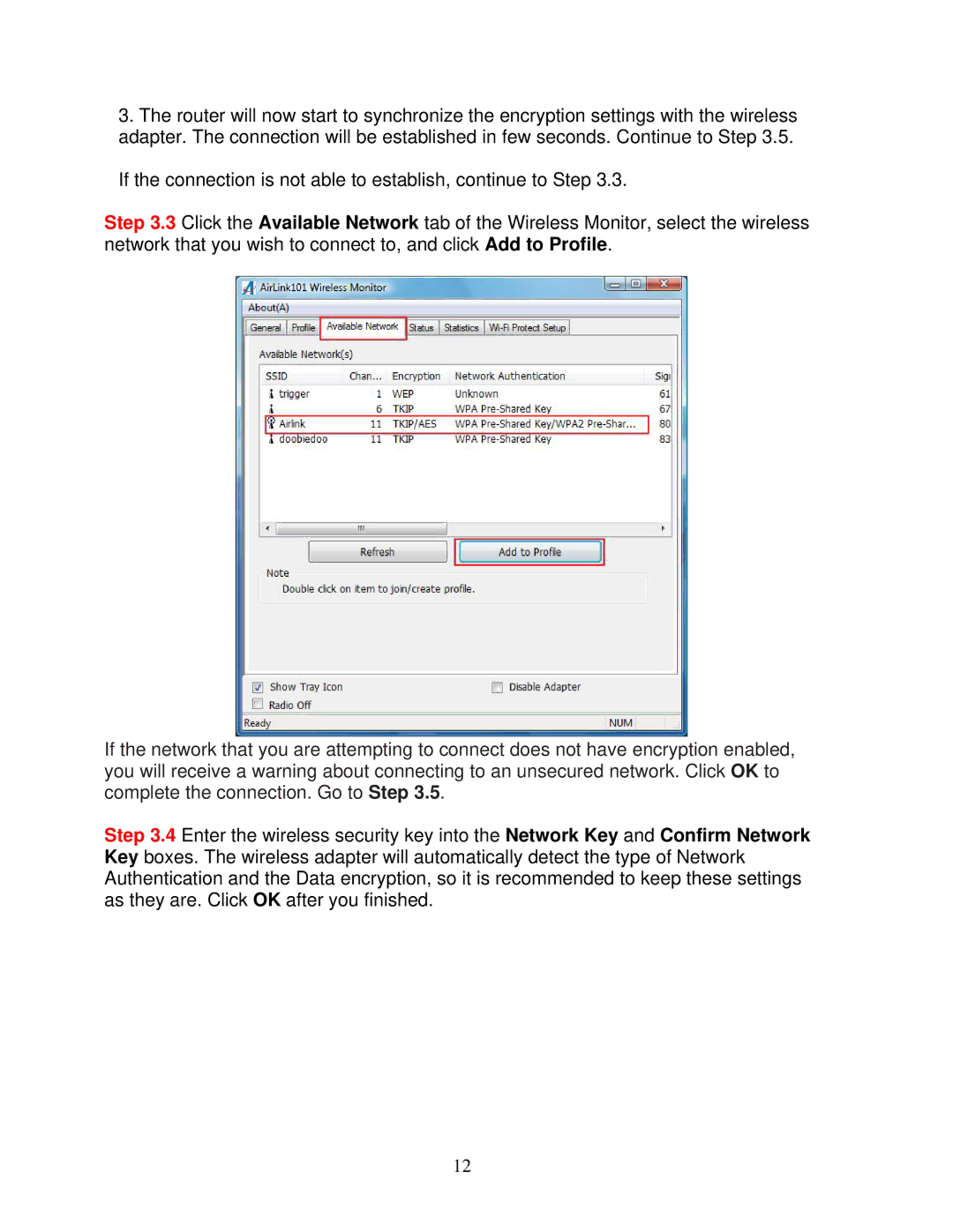 Airlink101 AWLL6075 user manual 