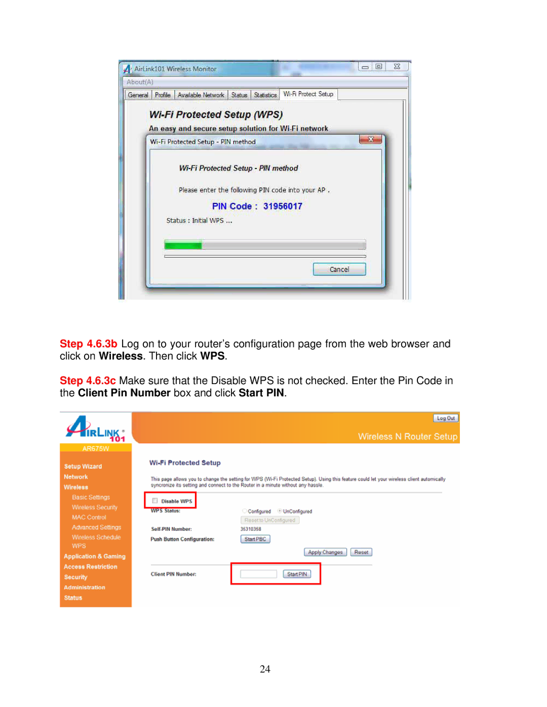 Airlink101 AWLL6075 user manual 