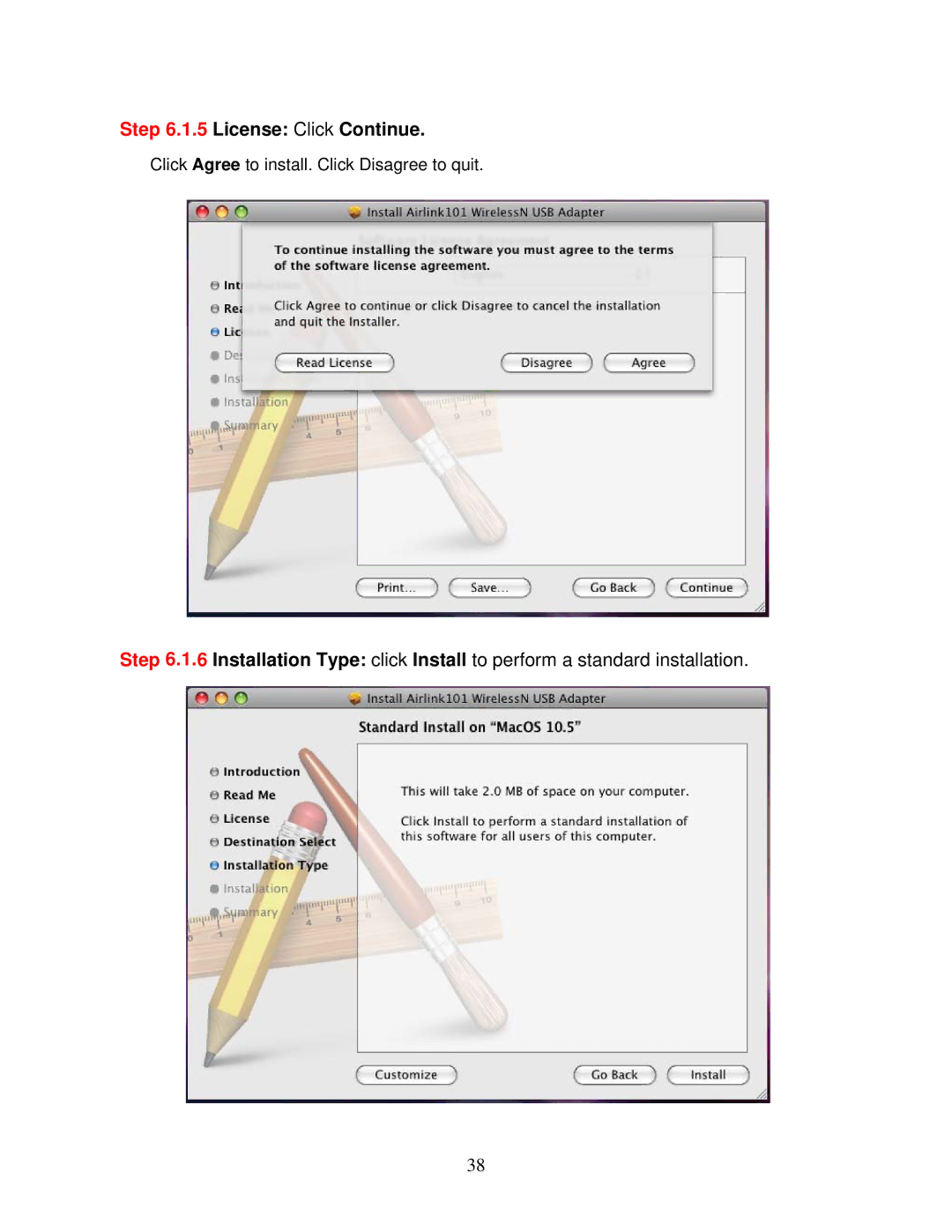 Airlink101 AWLL6077V2 user manual License Click Continue 