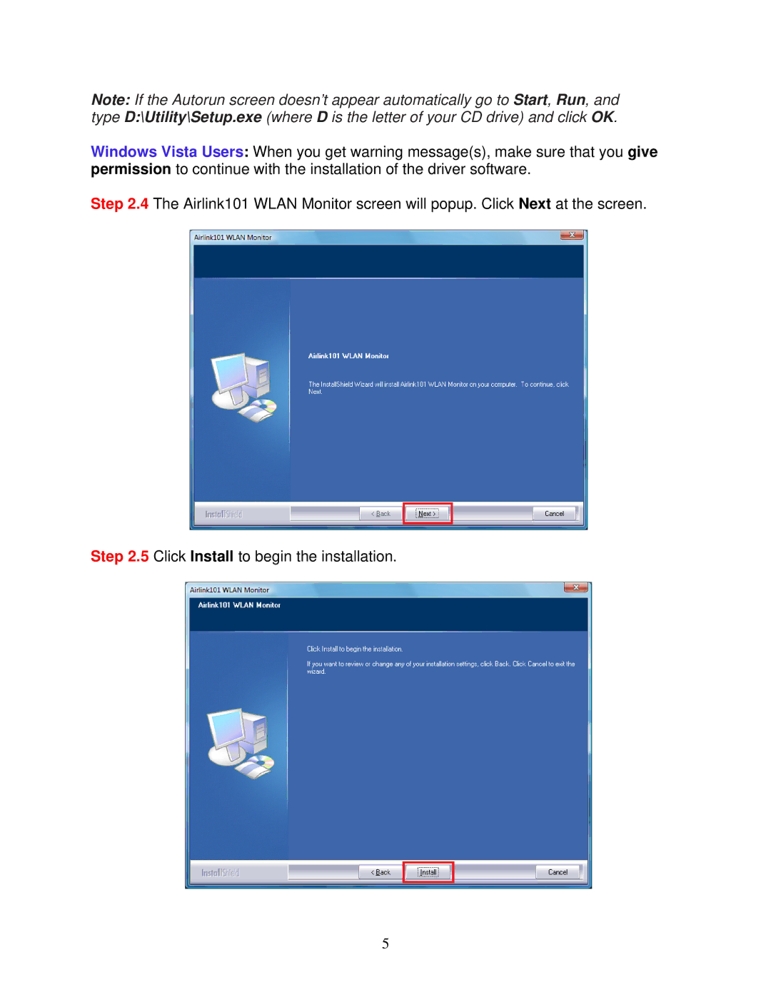 Airlink101 AWLL6077V2 user manual 