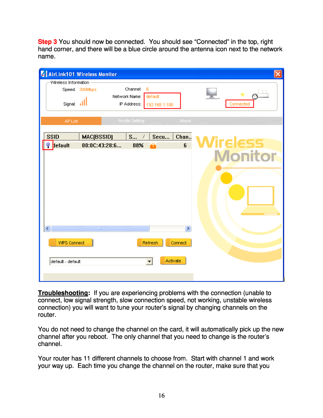 Airlink101 AWLL6090 user manual 