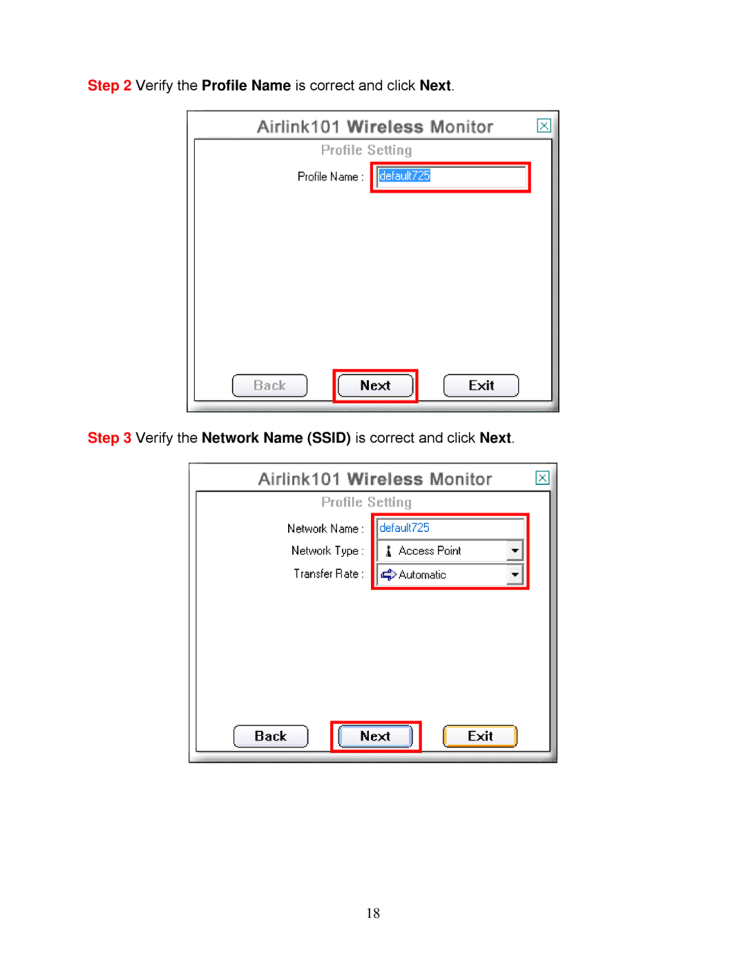 Airlink101 AWLL7025 user manual 