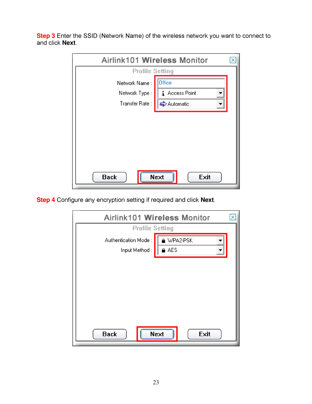 Airlink101 AWLL7025 user manual 