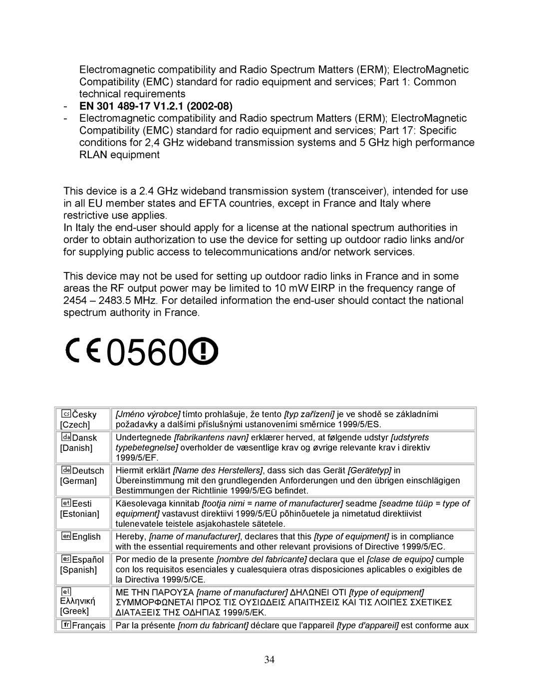 Airlink101 AWLL7025 user manual 0560 