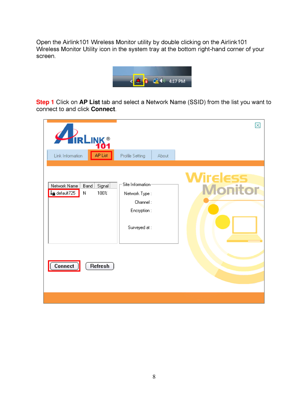 Airlink101 AWLL7025 user manual 