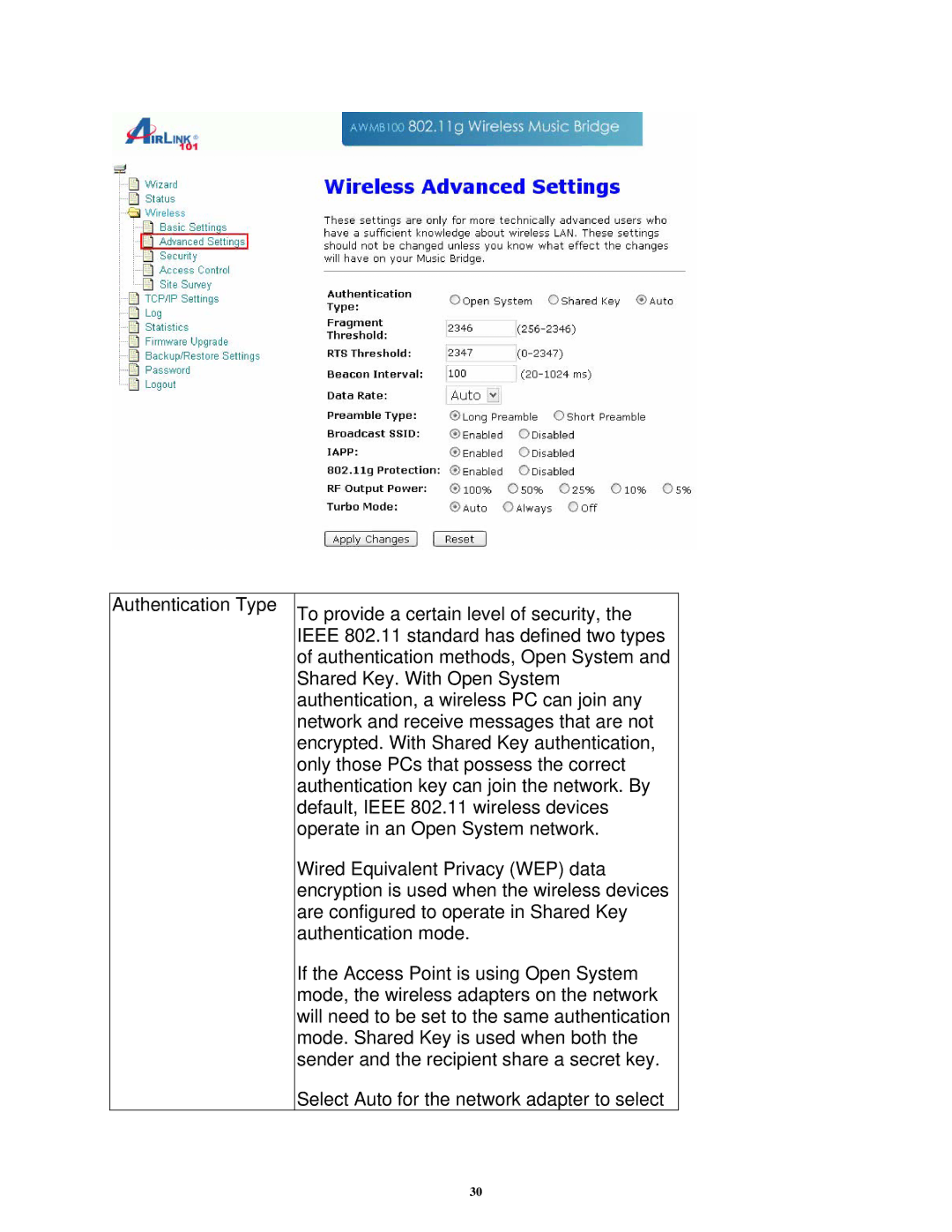 Airlink101 AWMB100 manual 