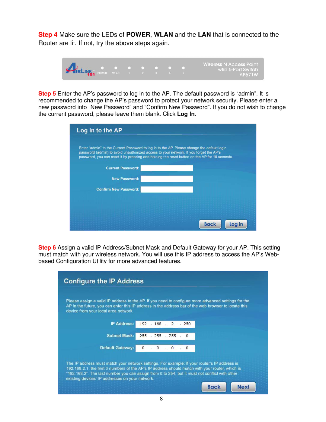 Airlink101 N300 user manual 