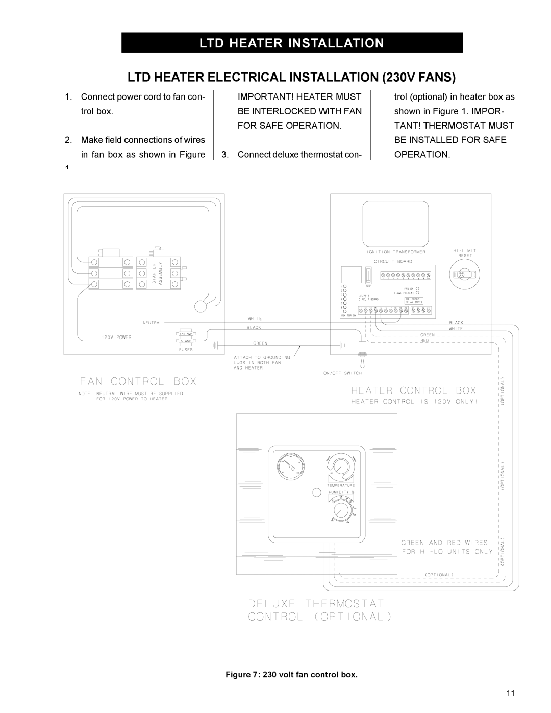 Airstream 18 owner manual TANT! Thermostat Must be Installed for Safe Operation 