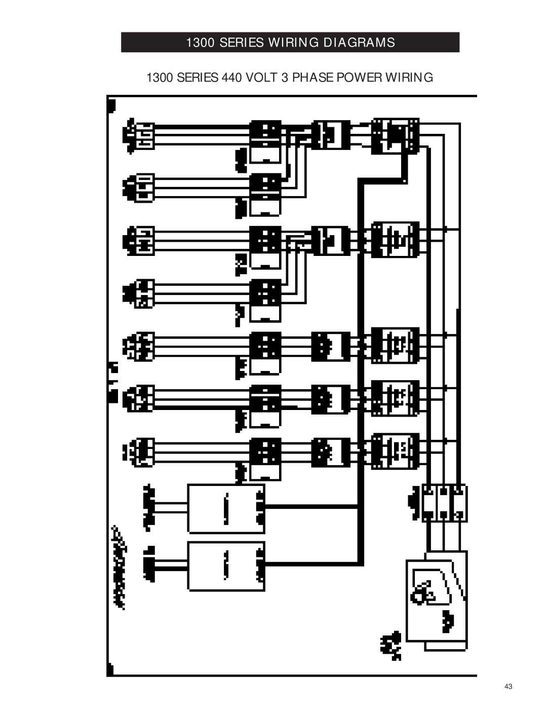 Airstream PNEG-343 service manual Series 440 Volt 3 Phase Power Wiring 