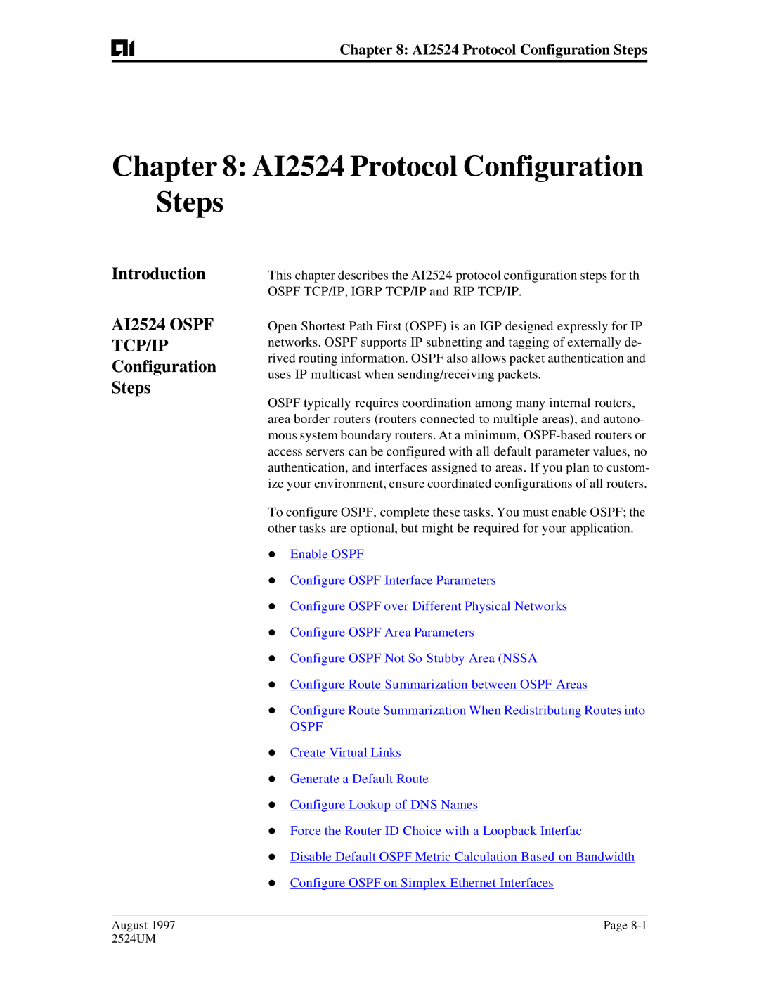 AIS user manual AI2524 Protocol Configuration Steps 