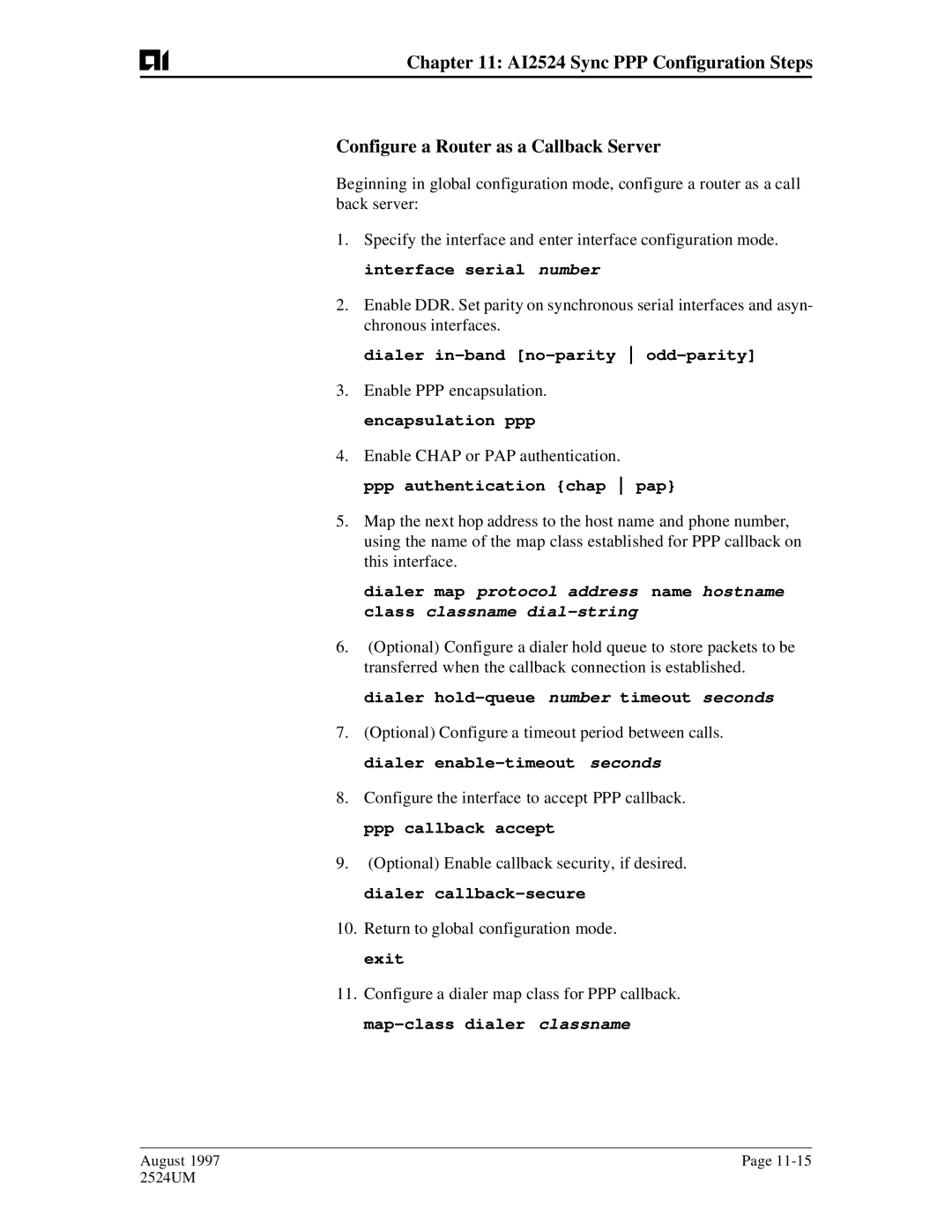 AIS AI2524 user manual Dialer hold-queue number timeout seconds, Dialer callback-secure 