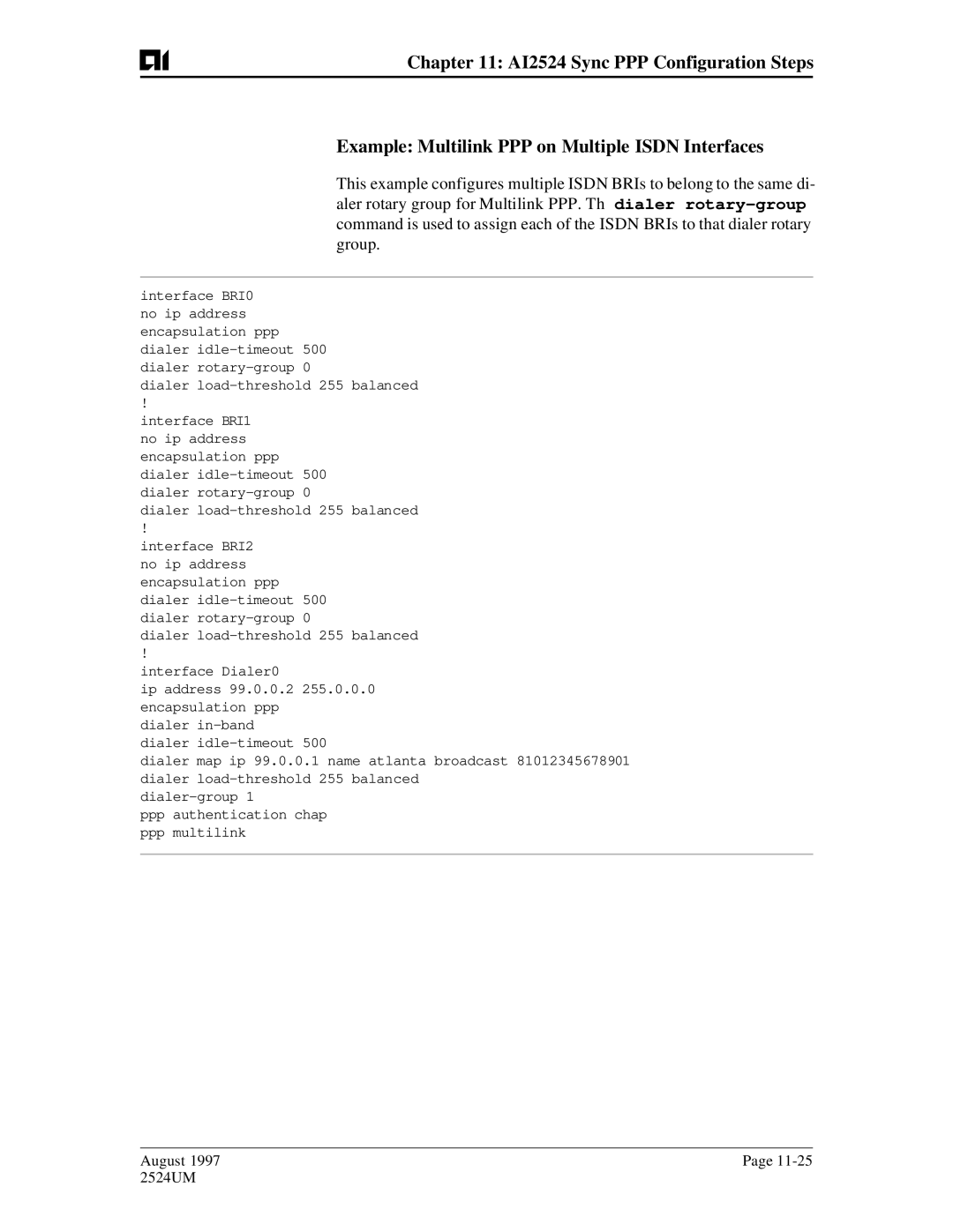 AIS AI2524 user manual August 2524UM 