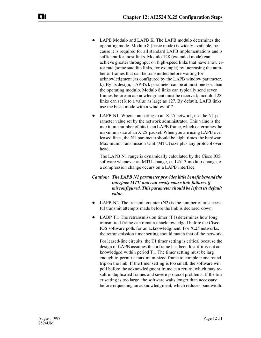 AIS user manual AI2524 X.25 Configuration Steps 