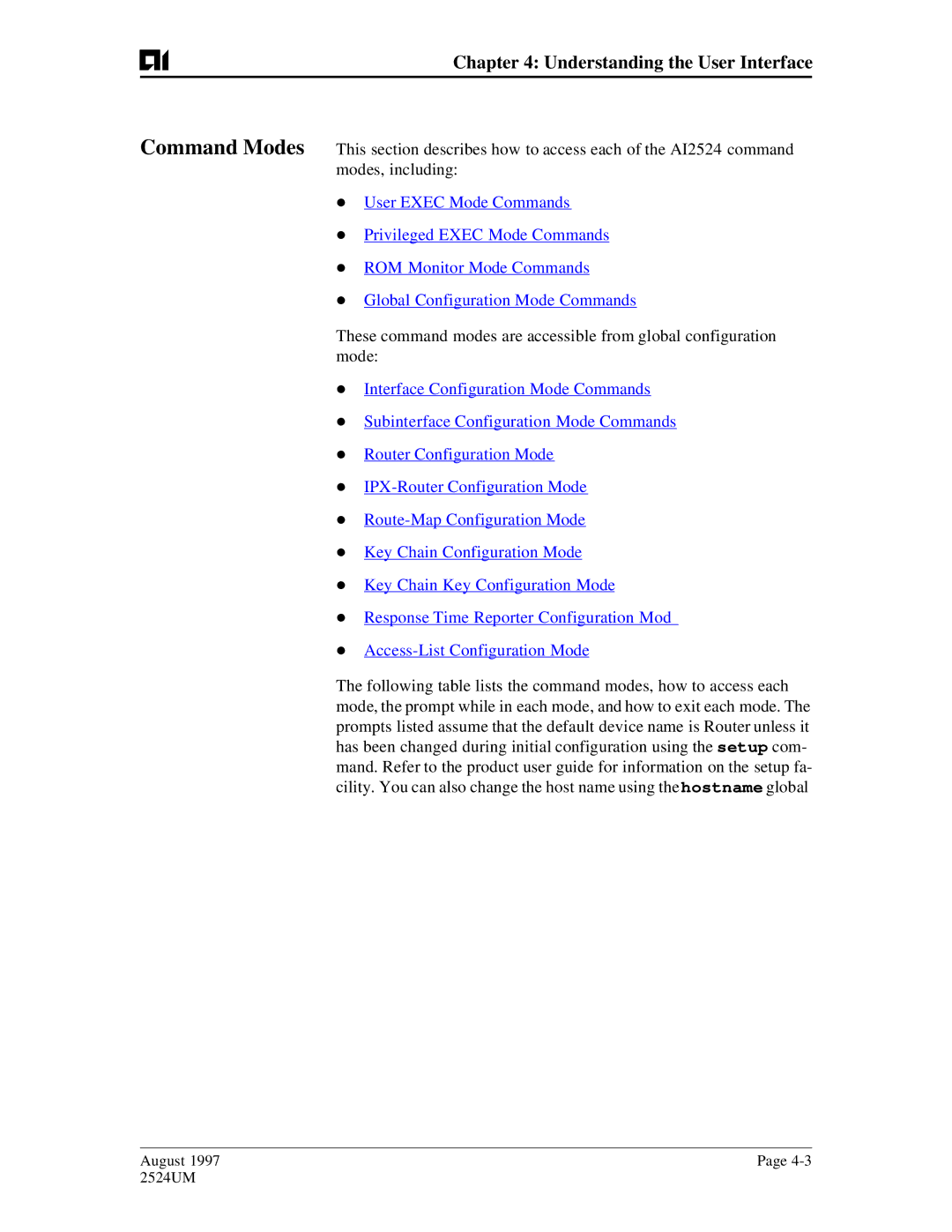 AIS AI2524 user manual Understanding the User Interface 