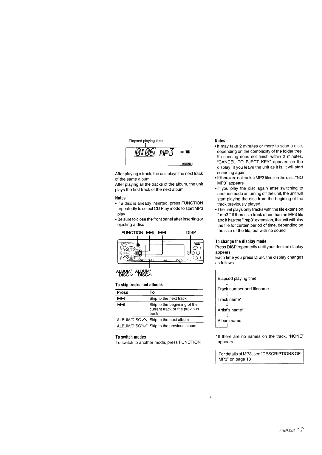 Aiwa 570CDCMP3 manual 