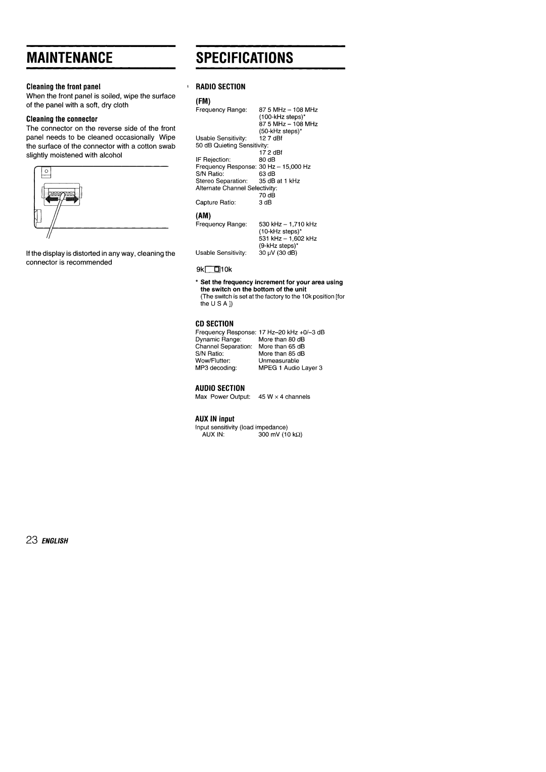 Aiwa 570CDCMP3 manual 