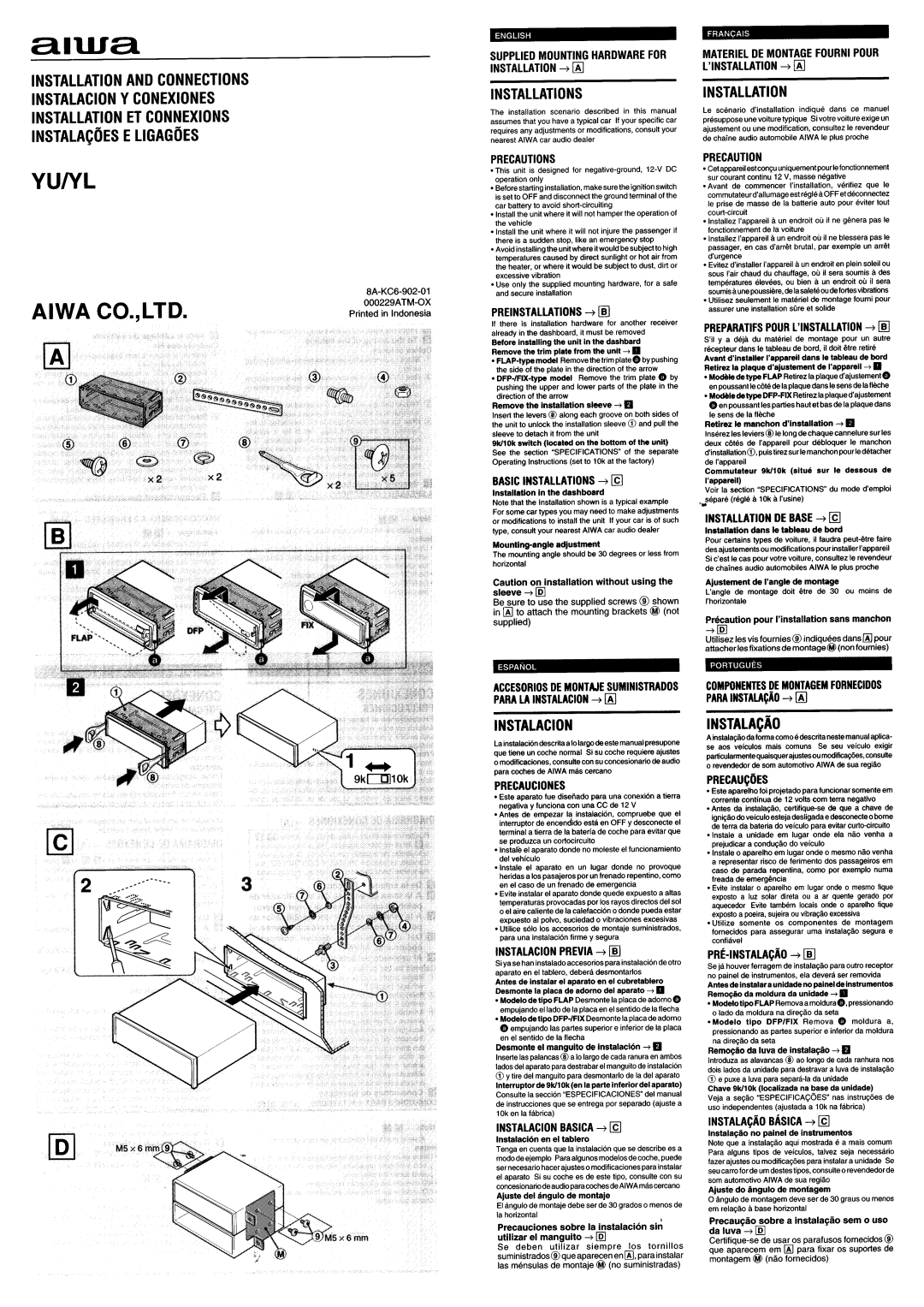 Aiwa 570CDCMP3 manual 