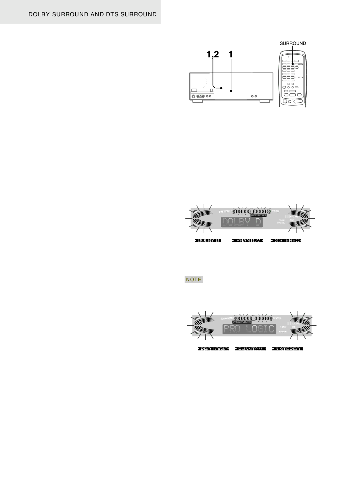 Aiwa AV-D77 manual To Select a Dolby Surround Mode, Check the following, Preparations, Recommended mode 