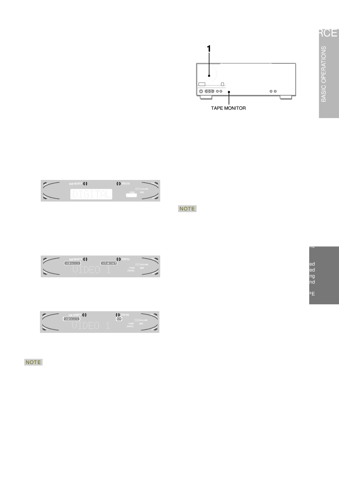 Aiwa AV-D97 manual Select the program source to be recorded, Before operation, To play a DTS audio CD 