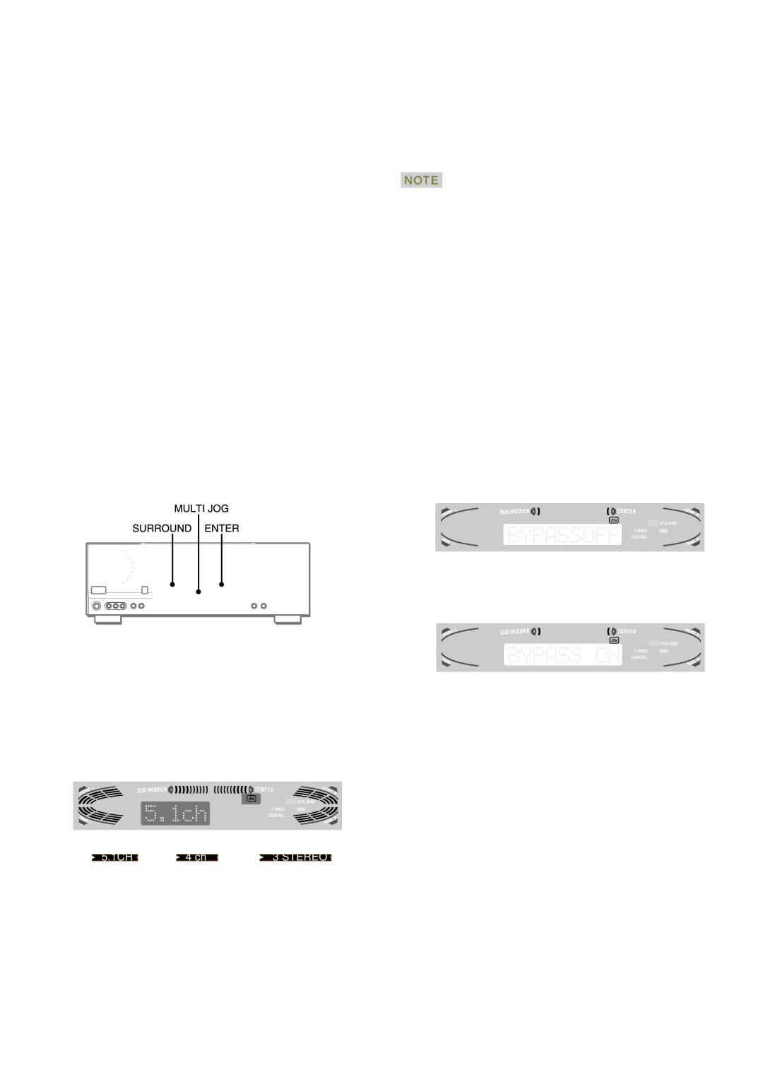 Aiwa AV-D97 manual Selecting DTS Surround, To Select a DTS Surround Mode, To Listen to the Original DTS Sound, Stereo 